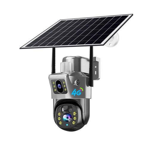 Dual Lens 4G PTZ Solar Camera